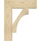 Ekena Millwork Westlake Block Rough Sawn Bracket, Douglas Fir, 4"W x 16"D x 20"H BKT04X16X20WTL05RDF - alternate 2